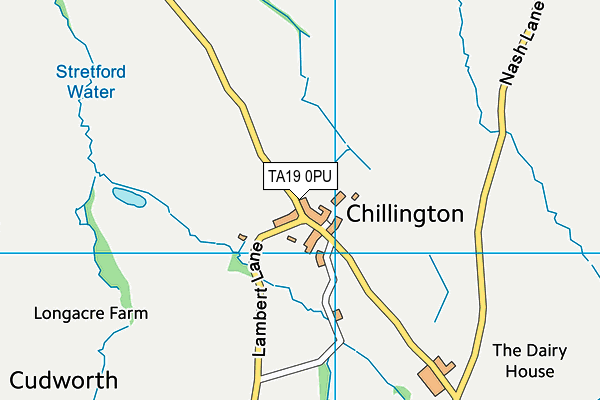 TA19 0PU map - OS VectorMap District (Ordnance Survey)