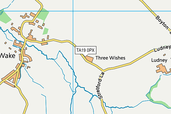 TA19 0PX map - OS VectorMap District (Ordnance Survey)