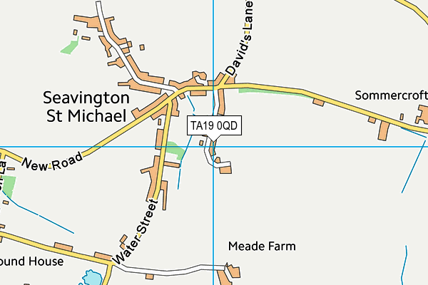 TA19 0QD map - OS VectorMap District (Ordnance Survey)