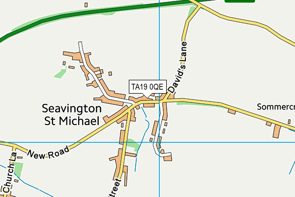 TA19 0QE map - OS VectorMap District (Ordnance Survey)