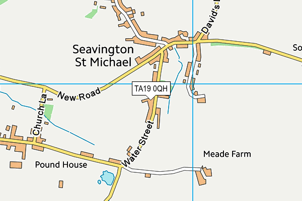 Seavington Playing Field map (TA19 0QH) - OS VectorMap District (Ordnance Survey)