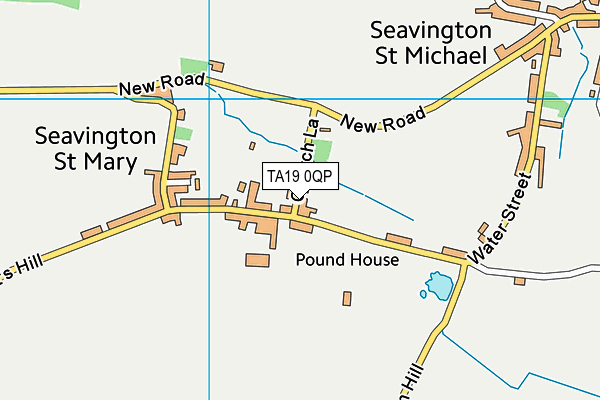 TA19 0QP map - OS VectorMap District (Ordnance Survey)