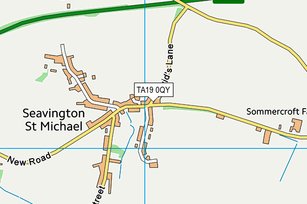 TA19 0QY map - OS VectorMap District (Ordnance Survey)