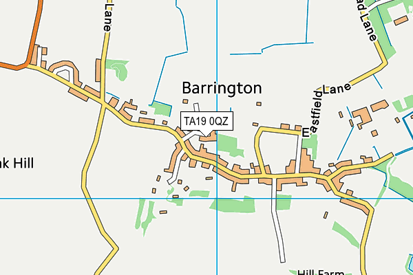 TA19 0QZ map - OS VectorMap District (Ordnance Survey)