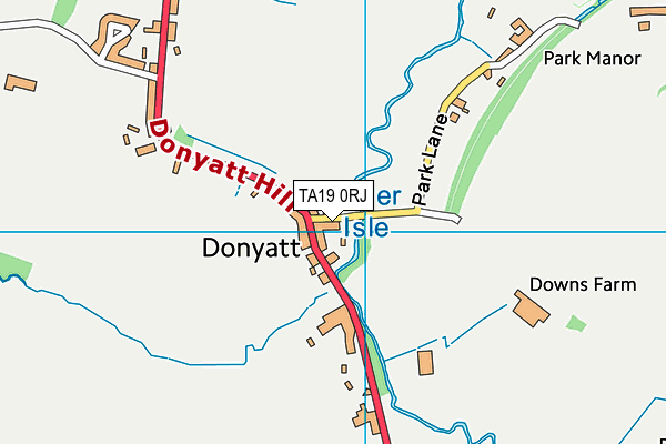 TA19 0RJ map - OS VectorMap District (Ordnance Survey)