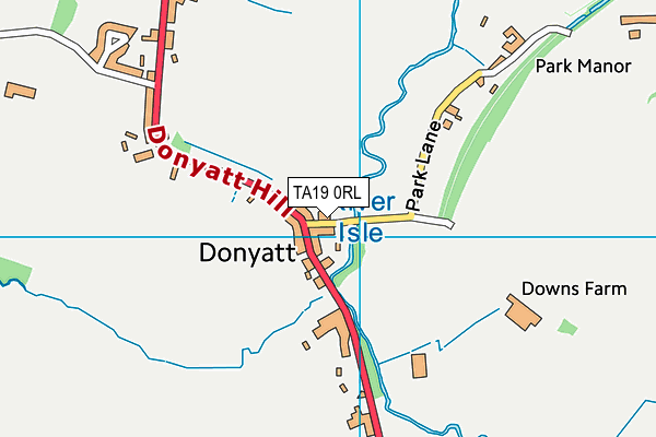 TA19 0RL map - OS VectorMap District (Ordnance Survey)