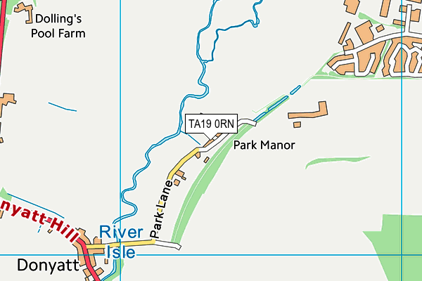 TA19 0RN map - OS VectorMap District (Ordnance Survey)