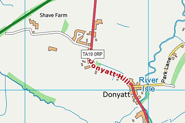 TA19 0RP map - OS VectorMap District (Ordnance Survey)