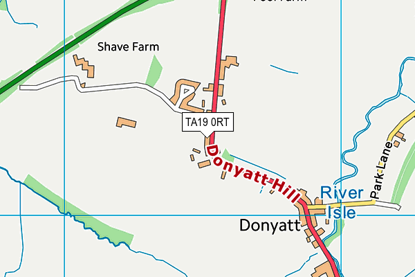 TA19 0RT map - OS VectorMap District (Ordnance Survey)