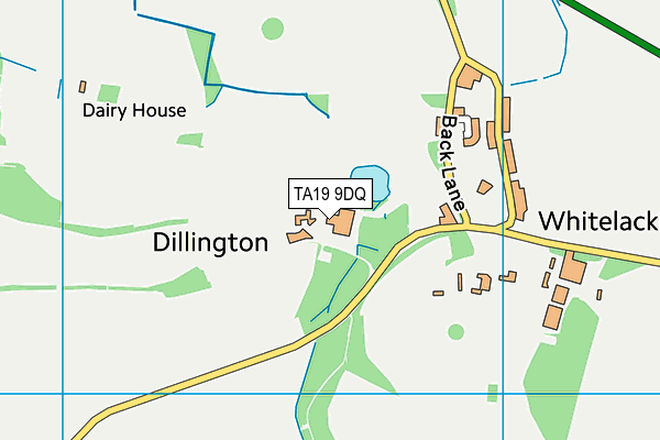 TA19 9DQ map - OS VectorMap District (Ordnance Survey)