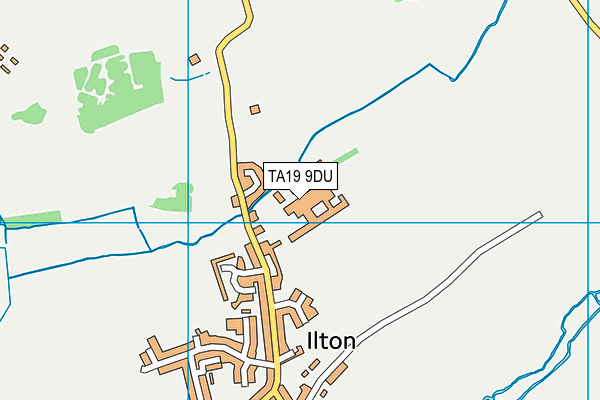 TA19 9DU map - OS VectorMap District (Ordnance Survey)