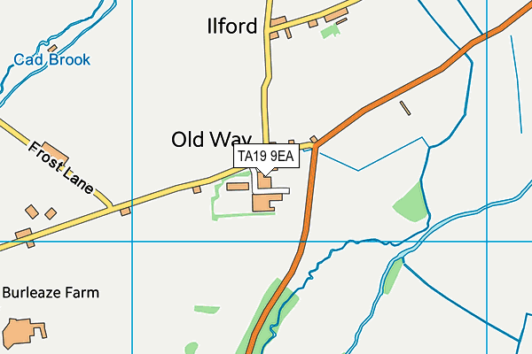 TA19 9EA map - OS VectorMap District (Ordnance Survey)