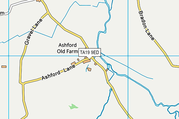 TA19 9ED map - OS VectorMap District (Ordnance Survey)