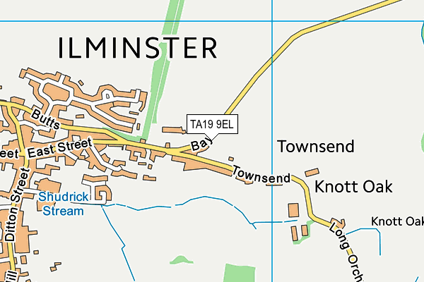 TA19 9EL map - OS VectorMap District (Ordnance Survey)