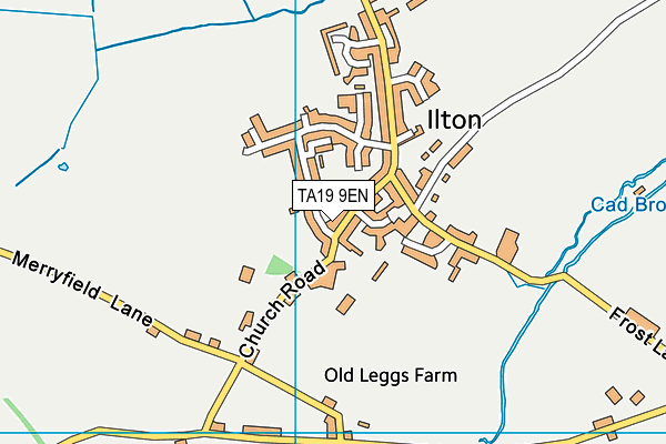 TA19 9EN map - OS VectorMap District (Ordnance Survey)