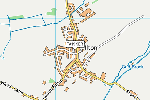 TA19 9ER map - OS VectorMap District (Ordnance Survey)