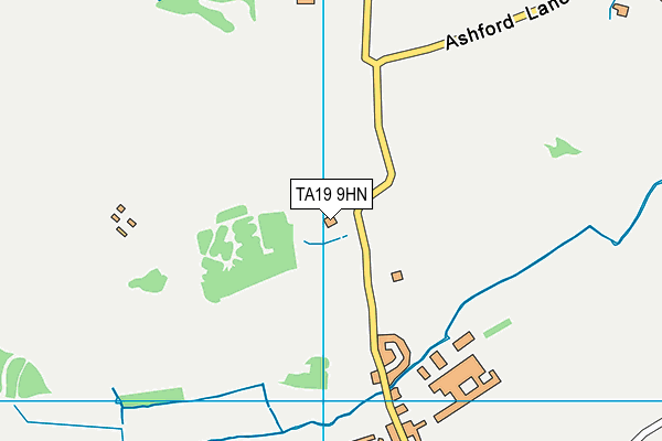 TA19 9HN map - OS VectorMap District (Ordnance Survey)