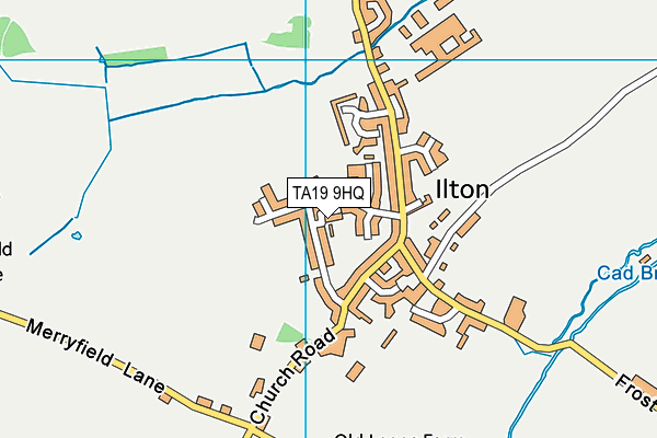 TA19 9HQ map - OS VectorMap District (Ordnance Survey)