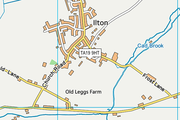 TA19 9HT map - OS VectorMap District (Ordnance Survey)