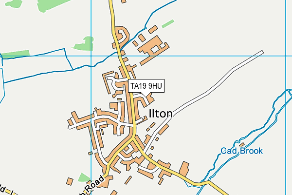 TA19 9HU map - OS VectorMap District (Ordnance Survey)