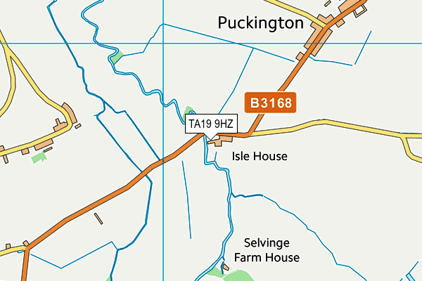 TA19 9HZ map - OS VectorMap District (Ordnance Survey)