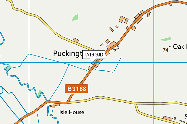 TA19 9JD map - OS VectorMap District (Ordnance Survey)