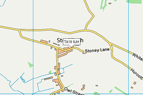 TA19 9JH map - OS VectorMap District (Ordnance Survey)