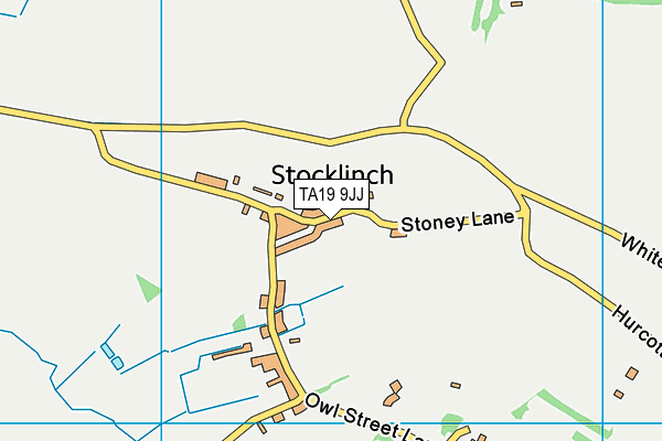 TA19 9JJ map - OS VectorMap District (Ordnance Survey)