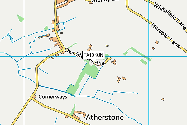 TA19 9JN map - OS VectorMap District (Ordnance Survey)