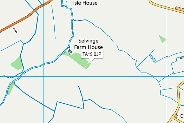 TA19 9JP map - OS VectorMap District (Ordnance Survey)