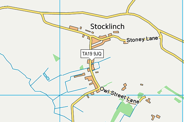 TA19 9JQ map - OS VectorMap District (Ordnance Survey)