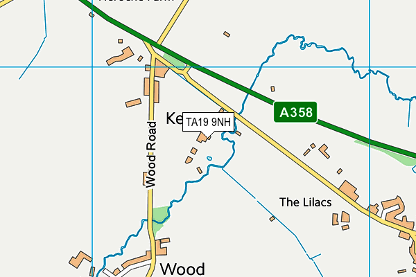 TA19 9NH map - OS VectorMap District (Ordnance Survey)