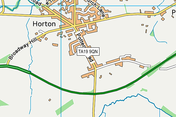 TA19 9QN map - OS VectorMap District (Ordnance Survey)