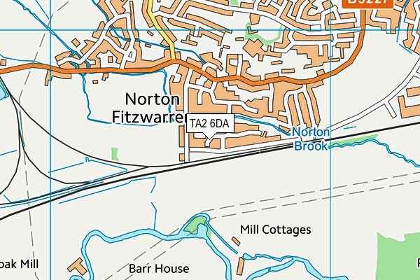 Map of KW GORDON LTD at district scale
