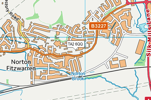 TA2 6QQ map - OS VectorMap District (Ordnance Survey)