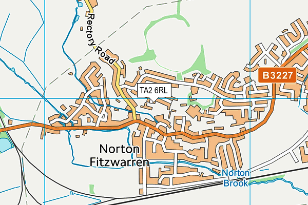 TA2 6RL map - OS VectorMap District (Ordnance Survey)