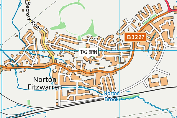 TA2 6RN map - OS VectorMap District (Ordnance Survey)