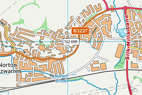 TA2 6RR map - OS VectorMap District (Ordnance Survey)
