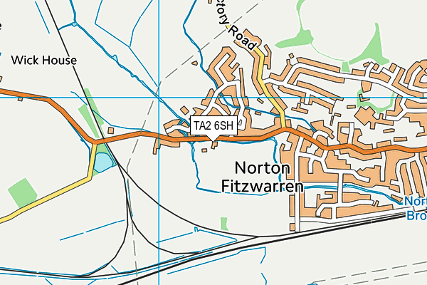 TA2 6SH map - OS VectorMap District (Ordnance Survey)