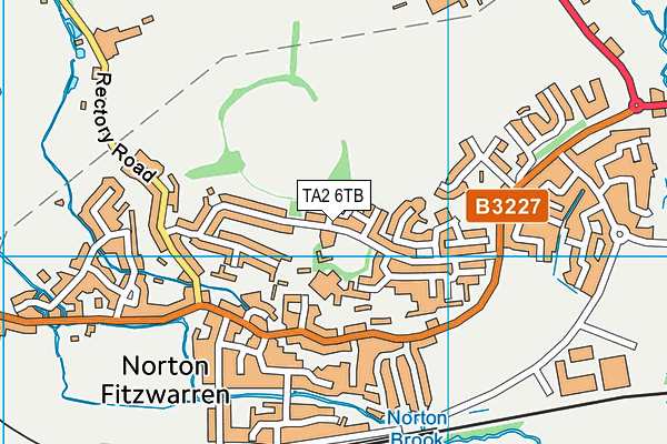 Norton Fitzwarren Church School map (TA2 6TB) - OS VectorMap District (Ordnance Survey)