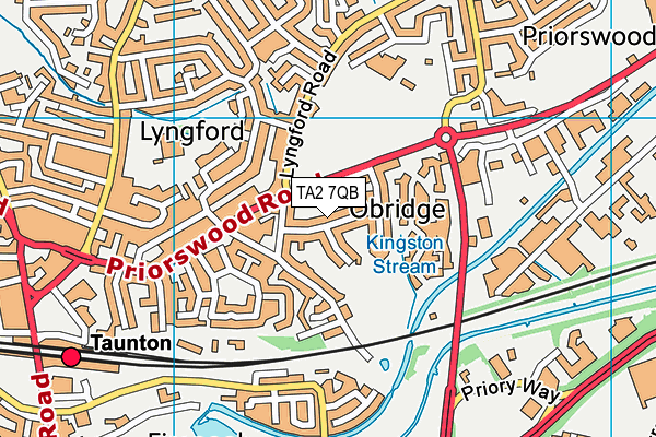 Map of WILLOWGATE PROPERTIES LTD at district scale