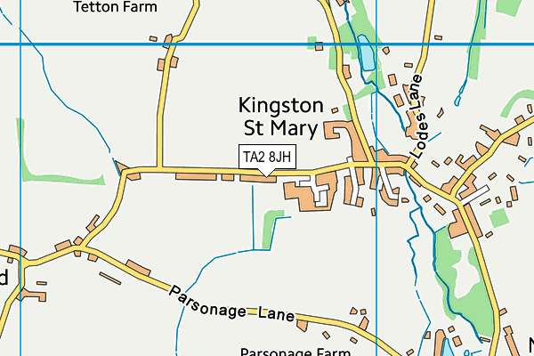 Kingston St Mary Church of England Primary School map (TA2 8JH) - OS VectorMap District (Ordnance Survey)