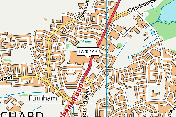 TA20 1AB map - OS VectorMap District (Ordnance Survey)