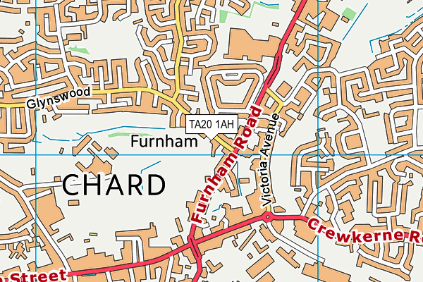 TA20 1AH map - OS VectorMap District (Ordnance Survey)