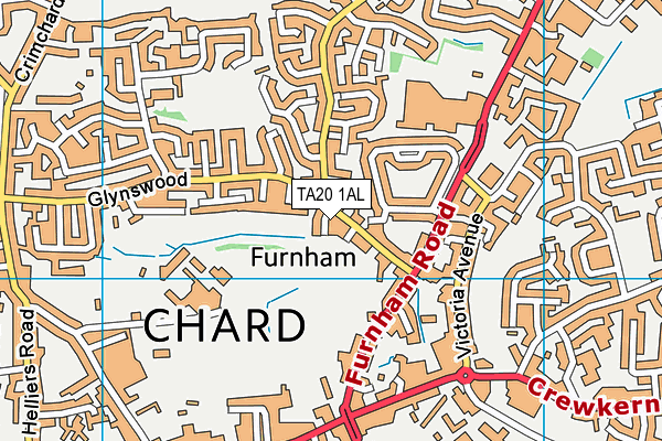 TA20 1AL map - OS VectorMap District (Ordnance Survey)