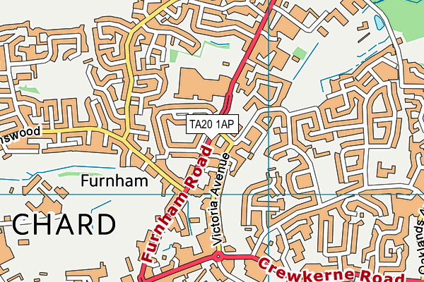 TA20 1AP map - OS VectorMap District (Ordnance Survey)