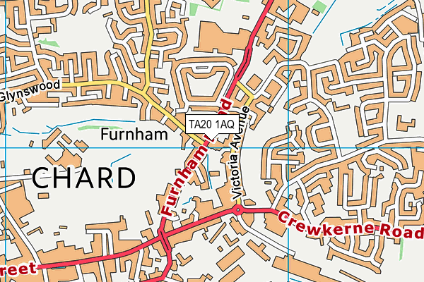 TA20 1AQ map - OS VectorMap District (Ordnance Survey)