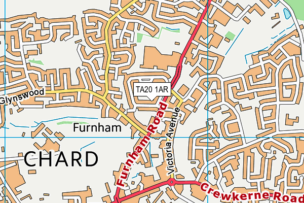 TA20 1AR map - OS VectorMap District (Ordnance Survey)