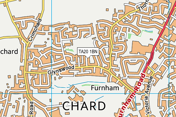 TA20 1BN map - OS VectorMap District (Ordnance Survey)