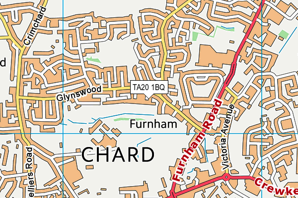 TA20 1BQ map - OS VectorMap District (Ordnance Survey)